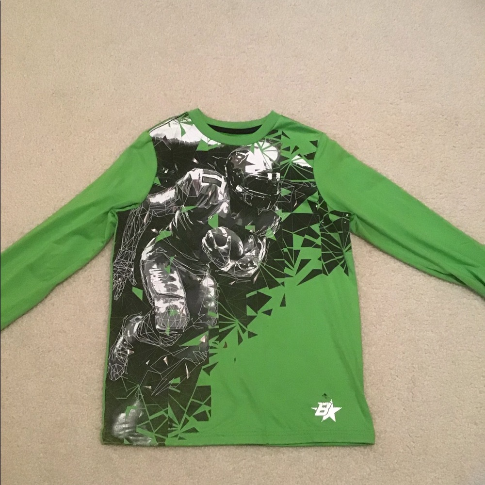 Green football shirt
